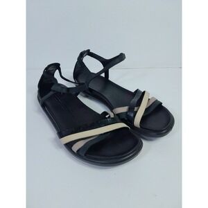Ecco Simpil Women's Sandals Multicolor Black Ankle Straps Sz 39 / 8 / 8.5